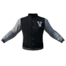 Black Varsity Jacket
