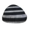 Black White Beanie Hat