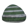 Green White Beanie Hat
