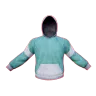 Green White Hoodie